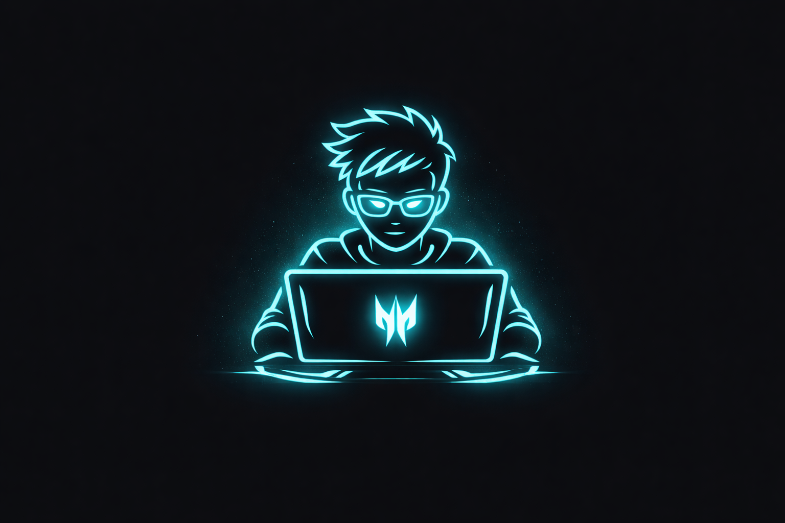 Programador atras do notebook